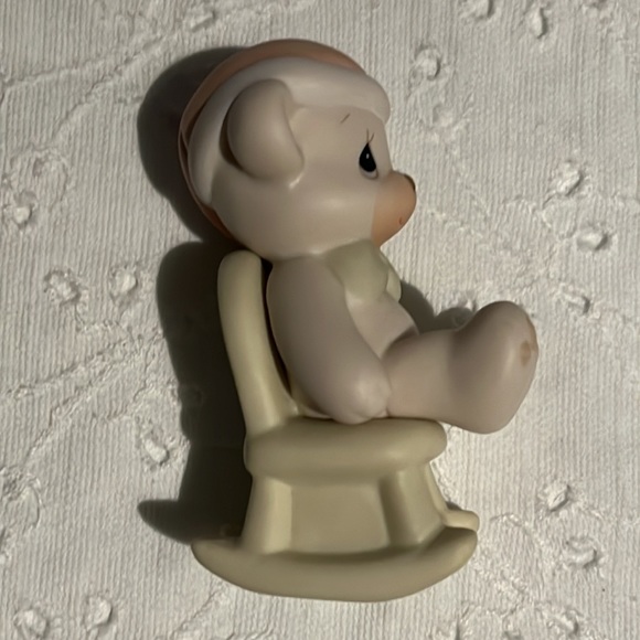 Precious Moments HAVE A BEARY MERRY CHRISTMAS Rocking Chair Teddy Bear Figurine - Picture 11 of 12